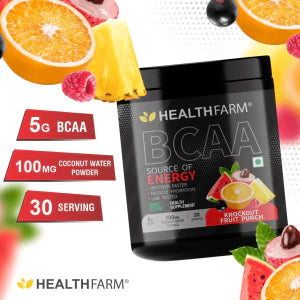 Health Farm BCAA Supplement + Electrolytes Support Muscle Recovery