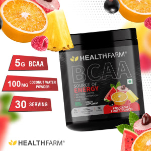 Health Farm BCAA Supplement + Electrolytes Support Muscle Recovery