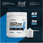 Wellcore - Micronised Creatine Monohydrate (250g, 83 Servings)