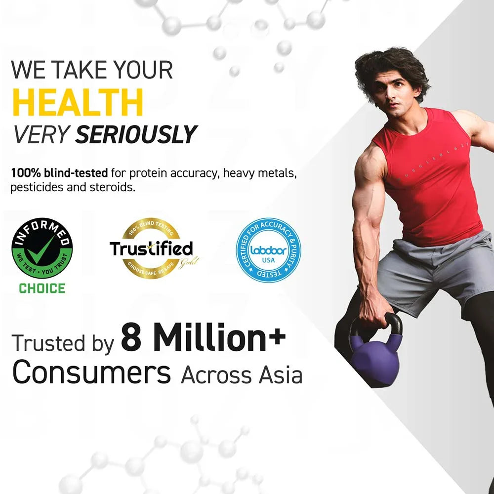 MuscleBlaze Biozyme Performance Whey, 2 kg (4.4 lb), Chocolate Hazelnut